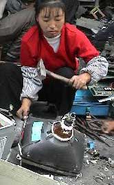 High-Tech U.S. Trash Floods Asia