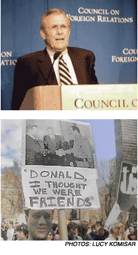 Rumsfeld money laundering