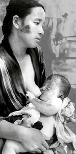 Hiroshima mother and child