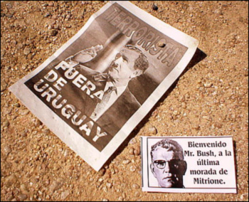 Bush Uruguay poster