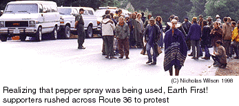 Observers rush forward