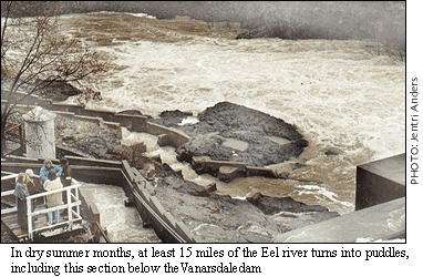 15 miles of Eel River dry up in summers