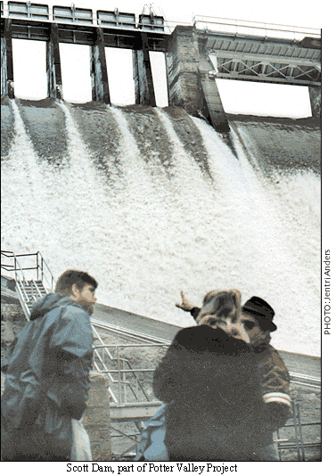 Scott Dam, part of Potter Valley Project