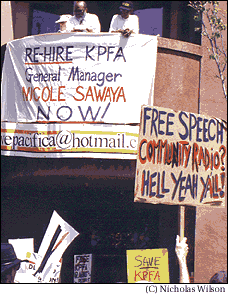KPFA protest